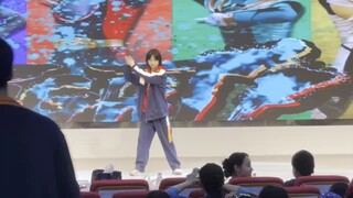 I will win the No.1 spot in the school dance competition by performing the Gojuuser OP dance!