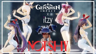 【MMD/Genshin Impact】 ITZY - Not Shy - Pyro Party! 🔥