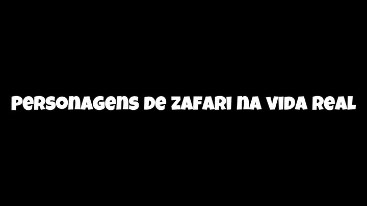 Zafari Characters in Real Life