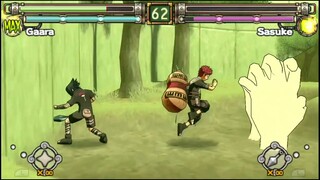 Naruto Ultimate Ninja Heroes | Gaara vs Sasuke