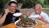 Mi's Recipe of Dry Wok River Snails with Goose: Spicy and Tasty