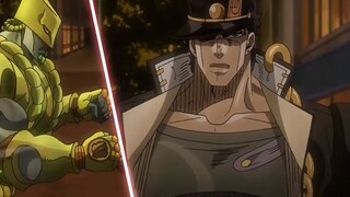 Jotaro vs DIO barrage status