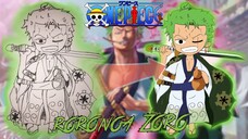 Roronoa Zoro🔥⚔️🗡️ | Chibi Drawing | Picsay Pro Painting