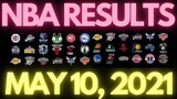 NBA RESULTS TODAY | MAY 10, 2021