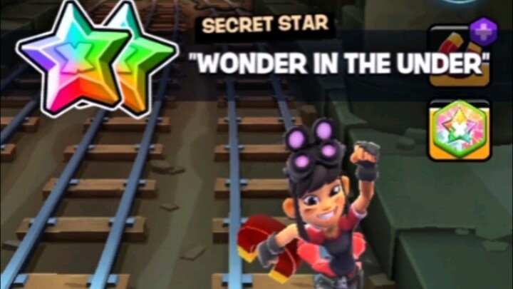 WONDER IN THE UNDER Secret Star #subwaysurfers #subwaysurfercity #games