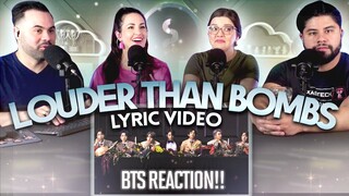 BTS "Louder Than Bombs lyric vid" Reaction - The high notes!! 🤯  | Couples React