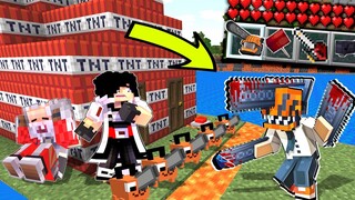 SEDIH ! AZUYA JADI GEMBEL DI KONTRAK 1000 BAYI POCHITA CHAINSAW MAN JAHAT DI MINECRAFT !