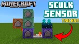 New Tricks you could do in Minecraft using Sculk Sensor