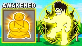 I UNLOCKED AWAKENED BUDDHA! *Showcase* Roblox Blox Fruits