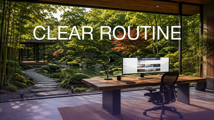 Clear Routine 🌿 Focus Music for Deep Work, Productivity and Study