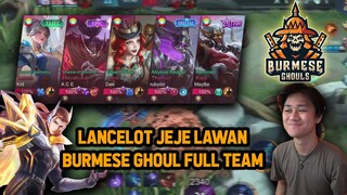 LANCELOT JEJE KETEMU BURMESE GHOUL FULL TEAM RUNNER UP M2 ! BANTAII - Mobile Legends