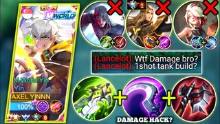 YIN VS NEW META LANCELOT | 18 KILLS GOD AMONG MEN | BEST BUILD & EMBLEM 2023 | MOBILE LEGENDS