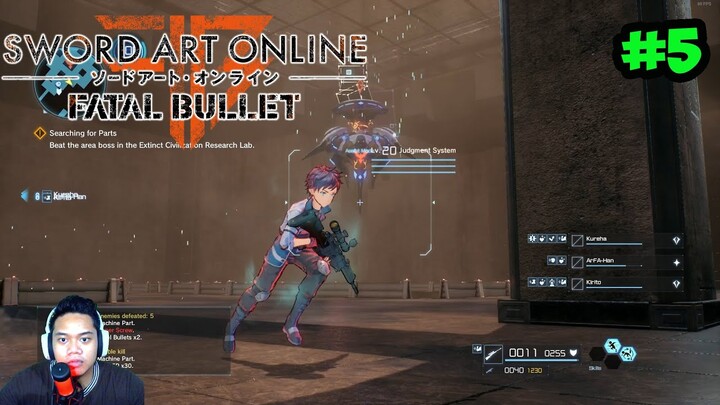 ENAK BANGET PAKE SNIPER 1 HIT - Sword Art Online Fatal Bullet Indonesia #5