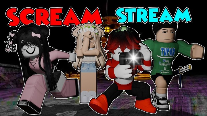 Mga noobs na naglaro ng horror game... | Scream Stream | Roblox