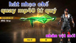 [garena free fire] #182 quay vòng quay chế tác săn mp40 tứ quý| soái lang thang