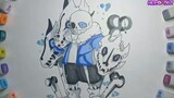 How to draw sans beautiful and easy