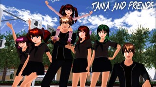 TANIA & FRIENDS #part 11 DRAMA SAKURA SCHOOL SIMULATOR | MUTIA ANIMASI | PEANUT BUTTER