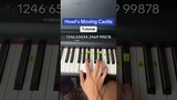 Howl's Moving Castle Easy Piano Tutorial #piano #easy #tutorial