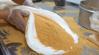 花生麦芽糖制作过程，舒适解压