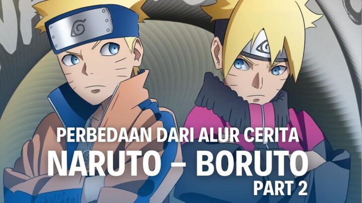 Lanjut membahasan perbedaan alur cerita Naruto dan Boruto!!