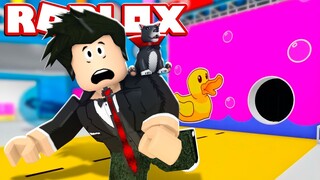 LOKIS NA PAREDE DE PATO | Roblox - Hole in the Wall