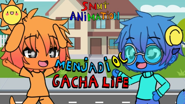 SMM4 Animation menjadi oc Gacha Life.