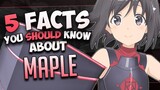 5 Facts About Maple - BOFURI: I Don’t Want to Get Hurt, so I’ll Max Out My Defense