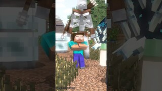 Sigma Herobrine Help Alex 🗿 | Masha Ultrafunk #sigma #herobrine #minecraft #animation #shorts