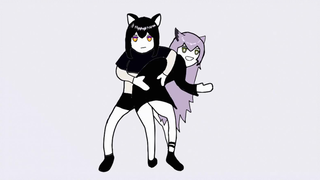 【明日方舟双狼手书】德克萨斯与拉普兰德的搓腚舞