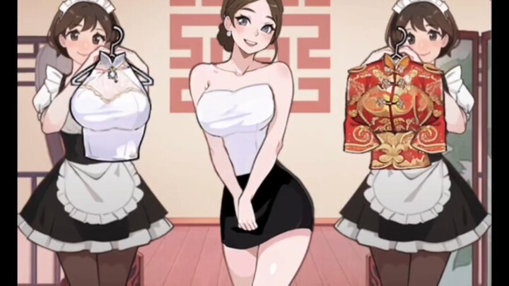 Is it reasonable to wear a wedding dress with a huge gold bracelet? Isn’t that a bug?