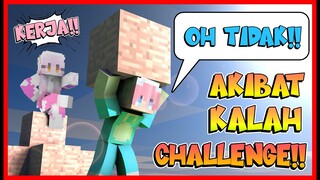 KETIKA ATUN KALAH CHALLENGE DENGAN MOMON !! DISURUH KERJA PAKSA !! Feat @sapipurba Minecraft RolePlay