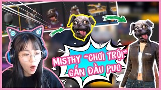 [FREE FIRE] Misthy chơi trội chọn ĐẦU CHÓ PUG khiến cả team bị đột kích và cái kết bất ngờ!!!