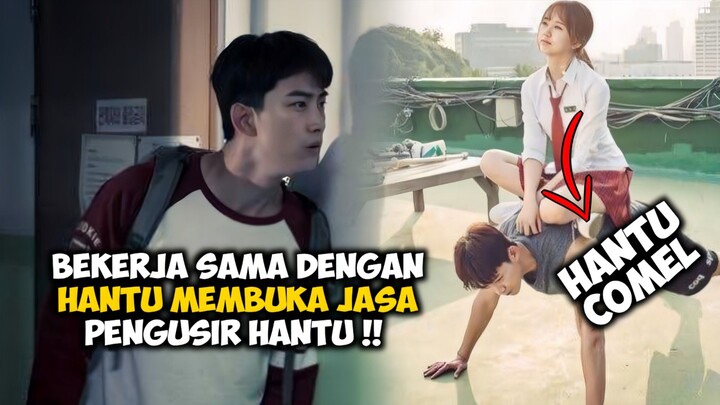 Di ikutin oleh Hantu Comel, pengusir hantu ini Kerja Sama Membuka Jasa Pengusir Hantu