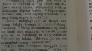 Pang Araw Araw na Talata.                           Genesis 32:22-28