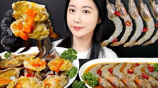 [ONHWA] Cua ngâm nước tương🦀 Tôm ngâm nước tương🦐 Âm thanh nhai!