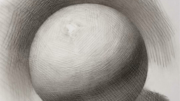 【ภาพนิ่งสเก็ตช์】การฝึกฝนการวาดเส้นบนทรงกลม