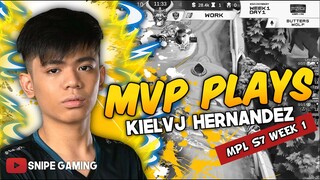 MVP PLAYS : KIELVJ "THE KING" - MPL S7 WEEK 1 MVP