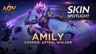 Cosmos Astral Walker Amily Skin Spotlight - Garena AOV (Arena of Valor)