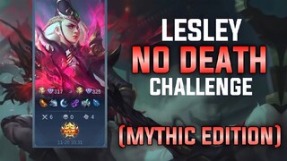 EASY! LESLEY NO DEATH CHALLENGE WITH THIS NEW BEST BUILDS AND EMBLEMS! (MYTHIC EDITION) - MLBB