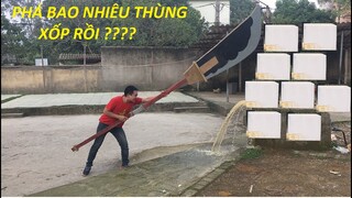 VỀ QUÊ CHANNEL ĐÃ PHÁ BAO NHIÊU CÁI THÙNG XỐP ĐỂ QUAY VIDEO