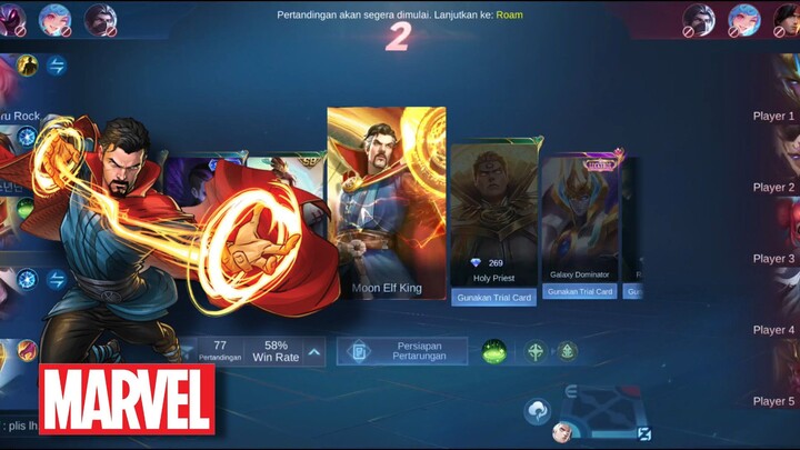 Beginilah Tampilan Doctor Strange Di MLBB, Jika Collab Dengan Marvel!