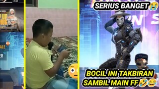 BOCIL INI TAKBIRAN SAMBIL MAIN EPEP😳🤣