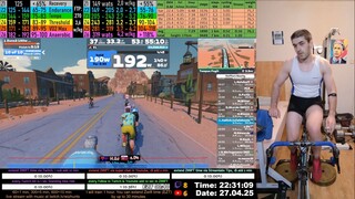 Zwift Cycling Workout 27.04.2025