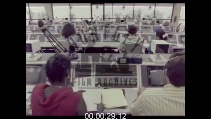 Police Control Room Miami 1980s  Archive Film 1043301