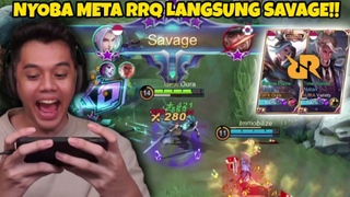 Nyoba META RRQ Langsung SAVAGE!! DAHSYAT INI META!!