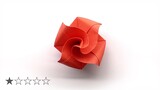 【折纸】玫瑰 Origami Rose（Traditional model）