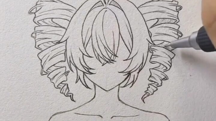วิธีวาดผมหยิกสไตล์โรมัน