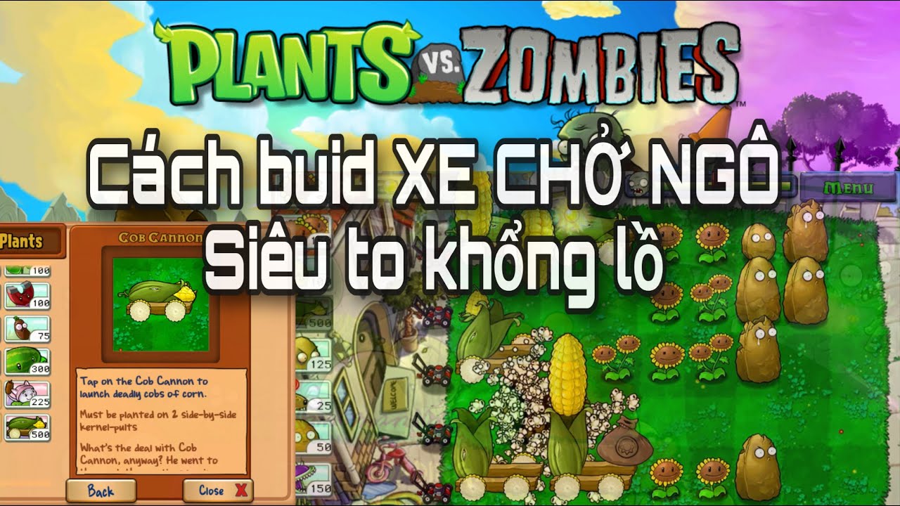 Hướng dẫn hack max level cây và mở khoá cây trong Plants vs zombies 2 -  BiliBili