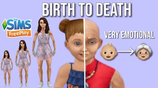 BIRTH TO DEATH LIFE STORY! || Sims FreePlay || SimsAreBae