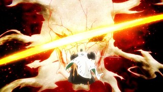 BLEACH「千年血戦篇」 Isshin sacrifices his Spiritual power in order to restrain the hollow inside Masaki